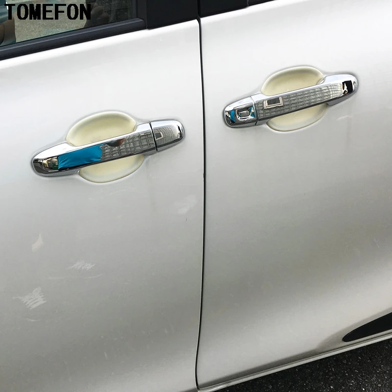 TOMEFON 12 шт. для Toyota Sienta 2015 2017 второе поколение NHP170 ABS хромированная крышка дверной