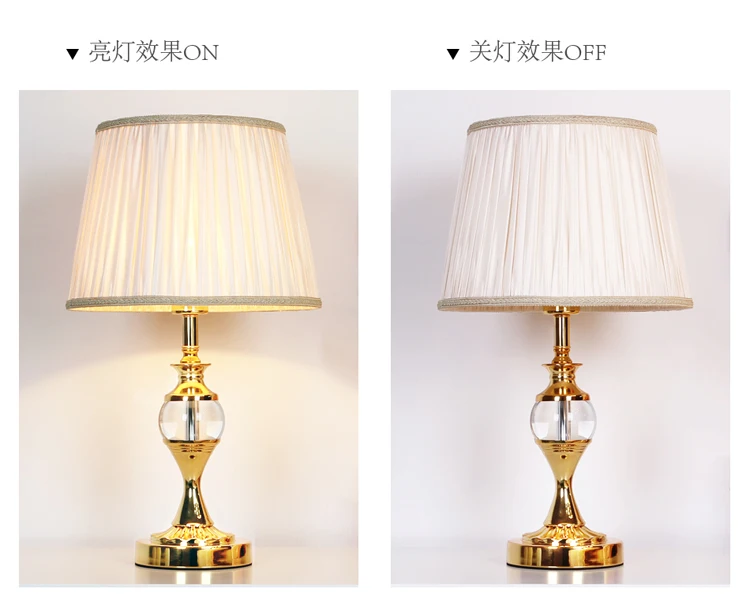 TUDA 30x53 см Бесплатная доставка кристальная настольная лампа в европейском стиле