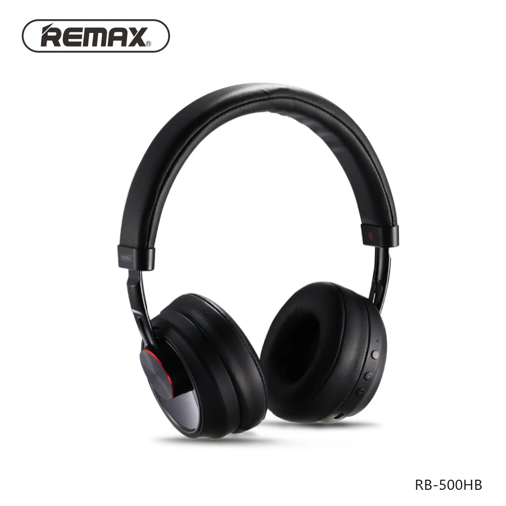 Оригинальный Remax Беспроводная Bluetooth гарнитура наушники С микрофоном RB 500HB Bluetooth4.1