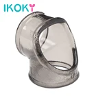 Эротические игрушки IKOKY Задержка эякуляции для пениса кольцо колечко связывающее кольцо целомудрия клетка пенис рукав петух кольцо Секс игрушки для мужчин
