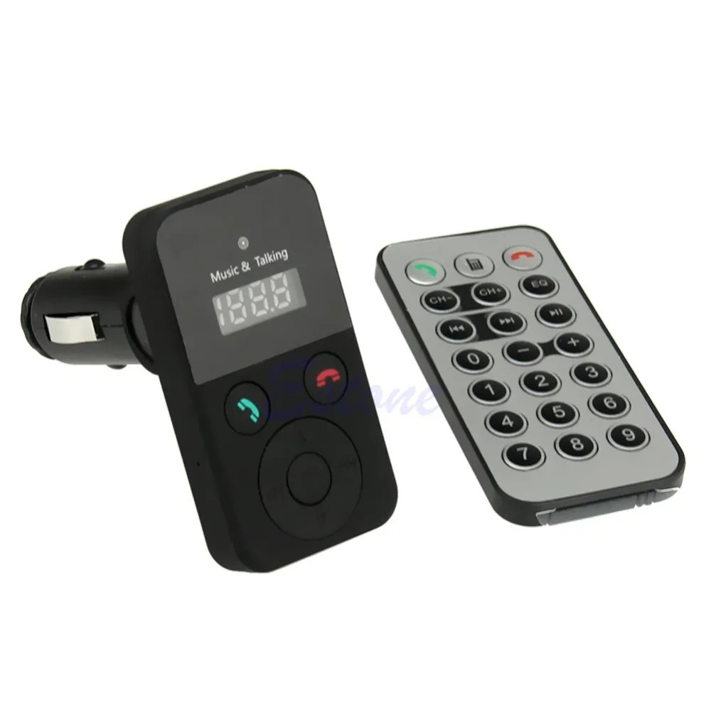 1 комплект автомобильный громкой связи Bluetooth MP3 беспроводной fm передатчик USB SD ЖК