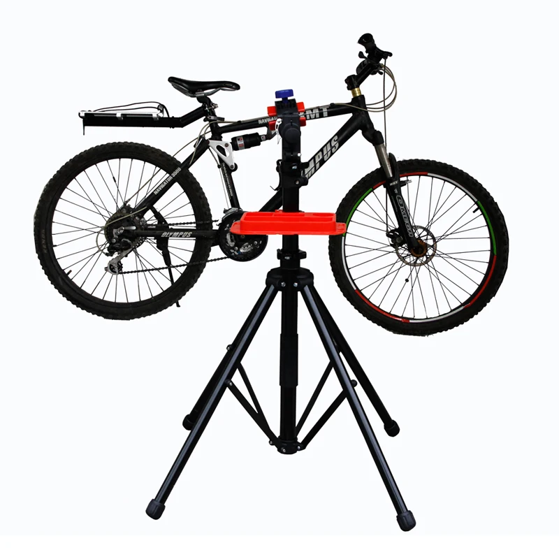 Aluminum bike repair stand kickstand wings bicycle mountain rack tool accessories parking hanger | Спорт и развлечения