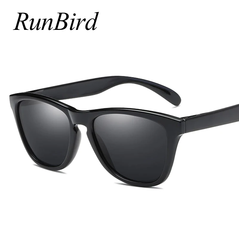 Солнцезащитные очки RunBird Мужские поляризационные винтажные зеркальные