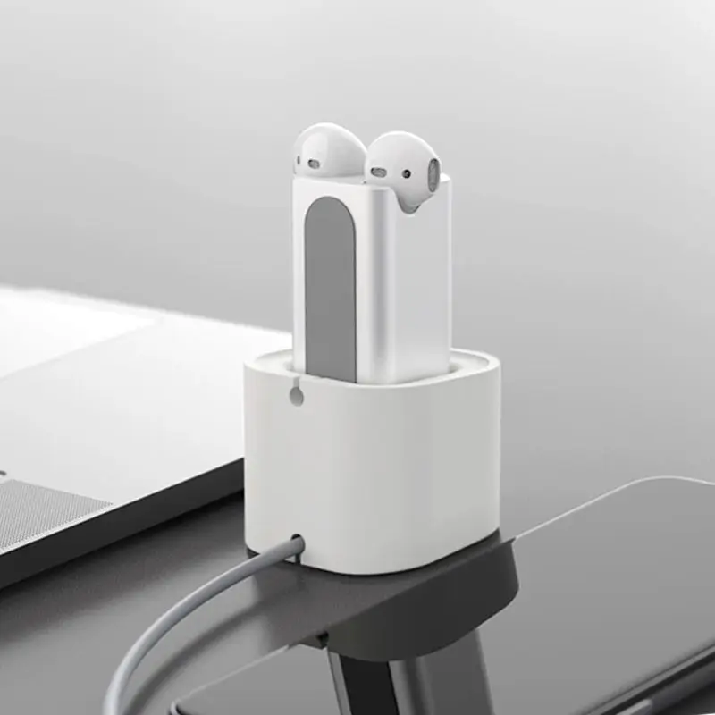 5 В/100 мА алюминиевые наушники настольная USB Зарядка адаптер док-станция держатель Подставка для Airpod