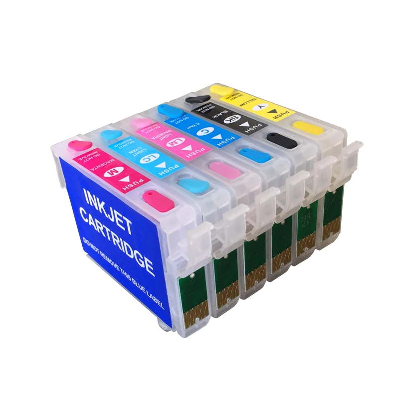 Картридж для принтера Epson Stylus T0781 многоразовый картридж с чипами RX580 R260 R380 R280 RX680