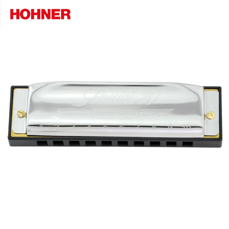 Фирменная гармоника Hohner диатоническая 20 10 отверстий Gaita Standard Diatonic блюз Харп