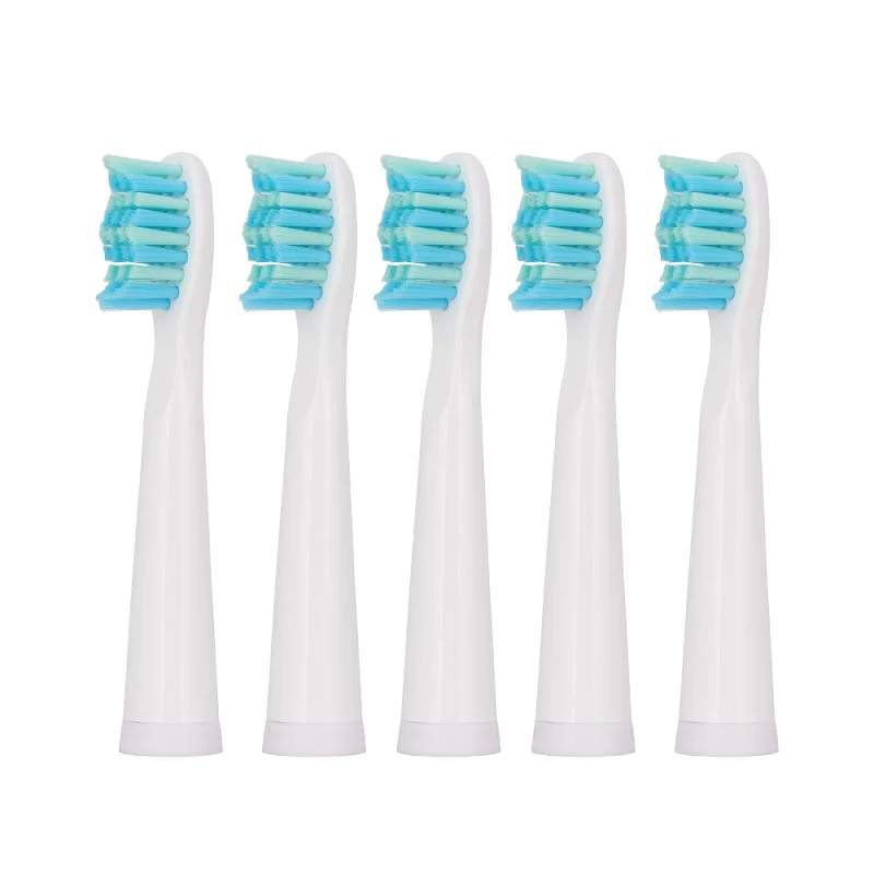 5 Heads only White Azdend AZ-9 Pro Водонепроницаемая электрическая зубная щетка Sonic USB с 8 сменными головками, горячая Распродажа, 5 режимов, зубные щетки для взрослых, CE - Цвет: 5 Heads only White