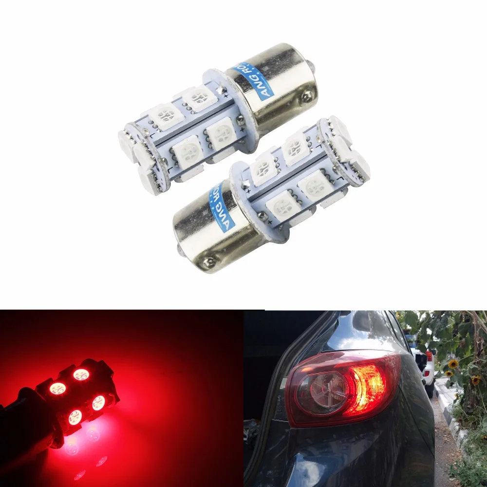 ANGRONG 2 шт. авто 1156 BA15S P21W 13 SMD 5050 светодиодсветодиодный Лампа стоп сигнал заднего