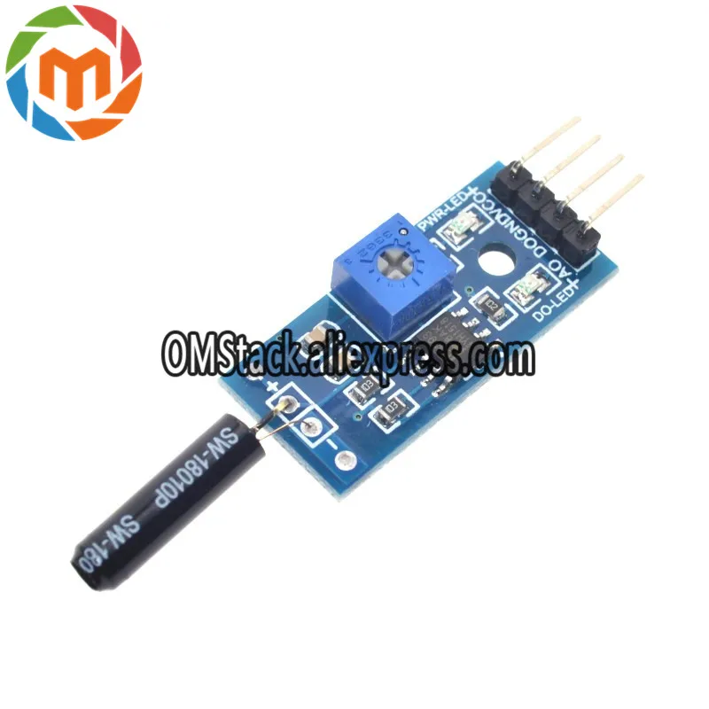 Вибрации Сенсор модуль обычно открыт Тип SW18010P переключатель вибрации