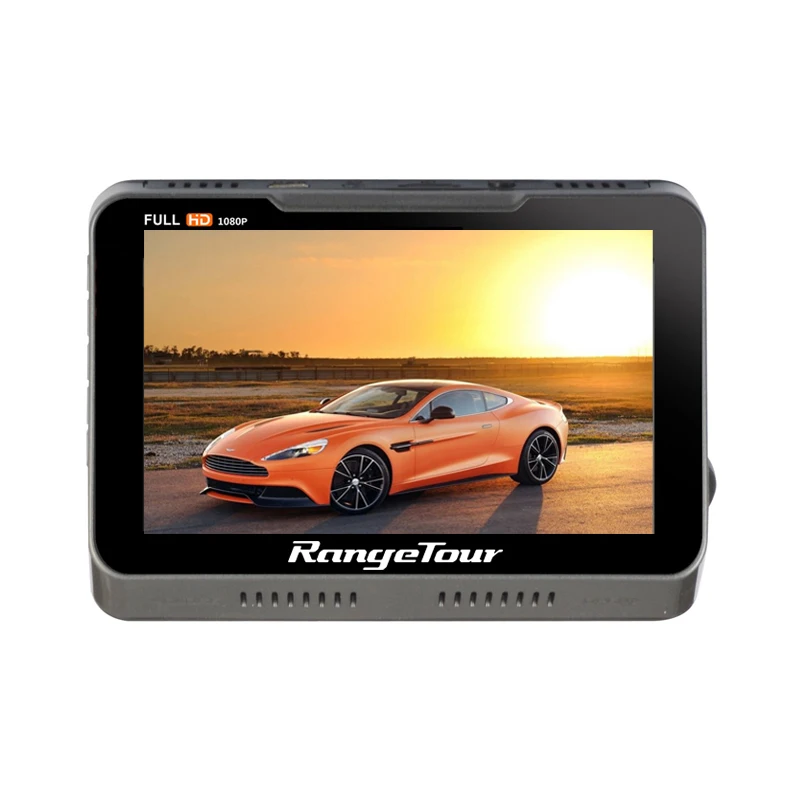 Диапазон Тур B90s плюс Автомобильная камера DVR двойной объектив приборной панели Full HD 1080 P 170 градусов 4," ЖК-камера+ камера заднего вида видеорегистратор