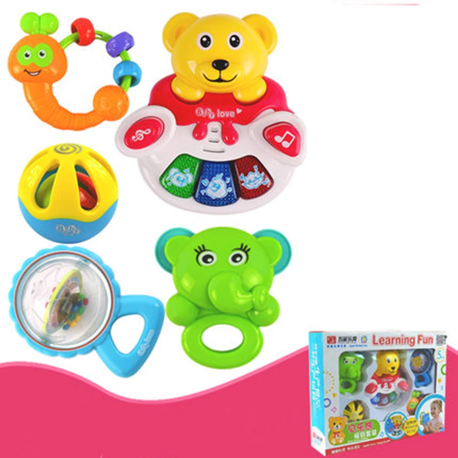 Детские Схватив Погремушки Музыкальные Игрушки Животных Коляска Для Кукол