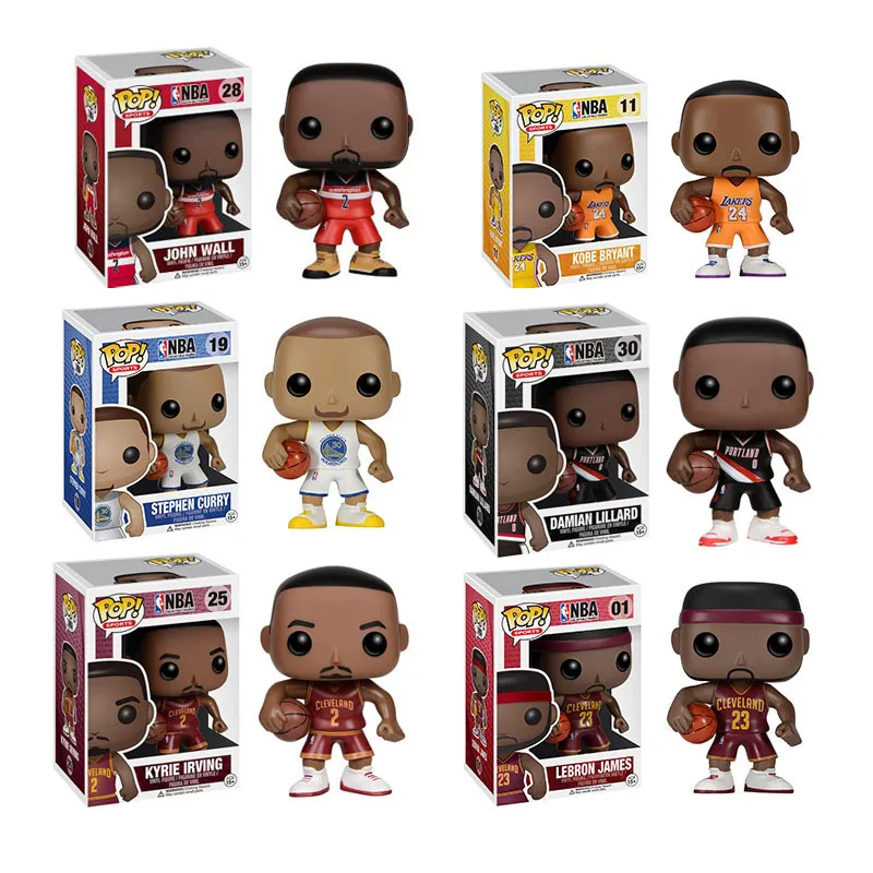 FUNKO POP баскетбольная звезда Джейса-Коби-Стивена карри-Кири Ирвинг-Джон стена