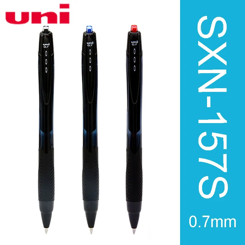 3 шт. Япония Uni JETSTREAM Студенческая шариковая ручка SXN 157S 0 7 мм средняя масляная SXR