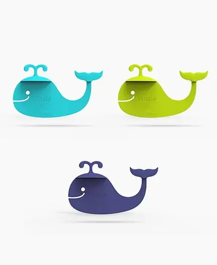 Whale 3D Закладка Новинка 3D Силиконовые Закладки для книжных страниц маркер в качестве детского школьного приза 3 шт./компл - Цвет: Whale