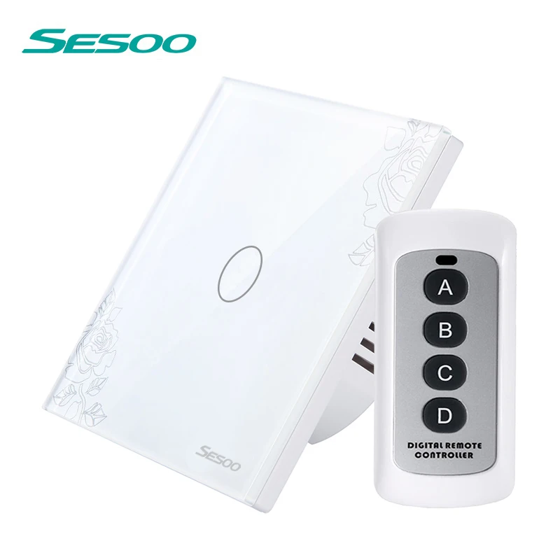 SESOO Light сенсорный выключатель с пультом дистанционного управления 1 банда способ