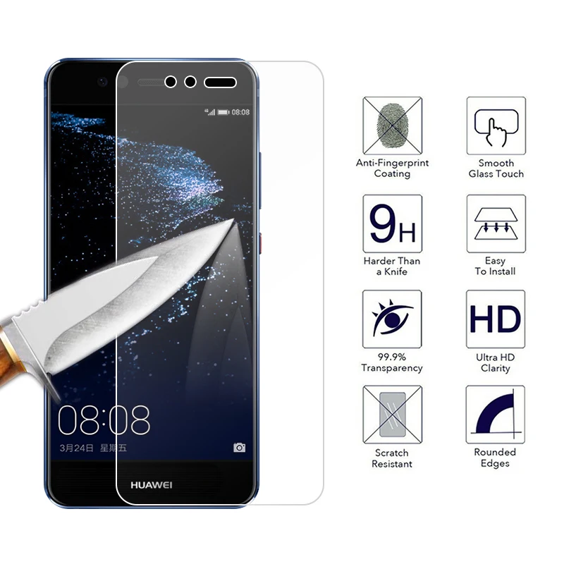 Стекло для Huawei P10 P20 Lite Plus защита экрана закаленное стекло Pro P Smart 2.5D прозрачная
