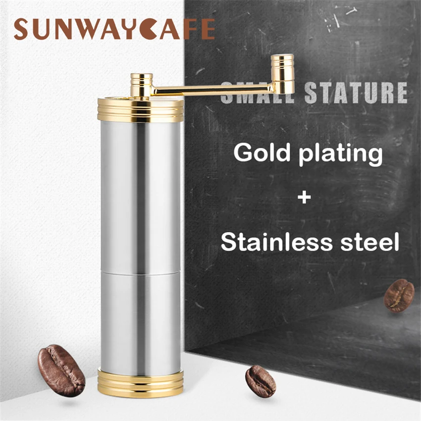 Prezzo Macinino Da Caffè A Mano In Acciaio Inox Manuale A Mano Chicco Di Caffè Burr Smerigliatrici Mulino Strumenti Caffè Cafe Accessori Per Barista