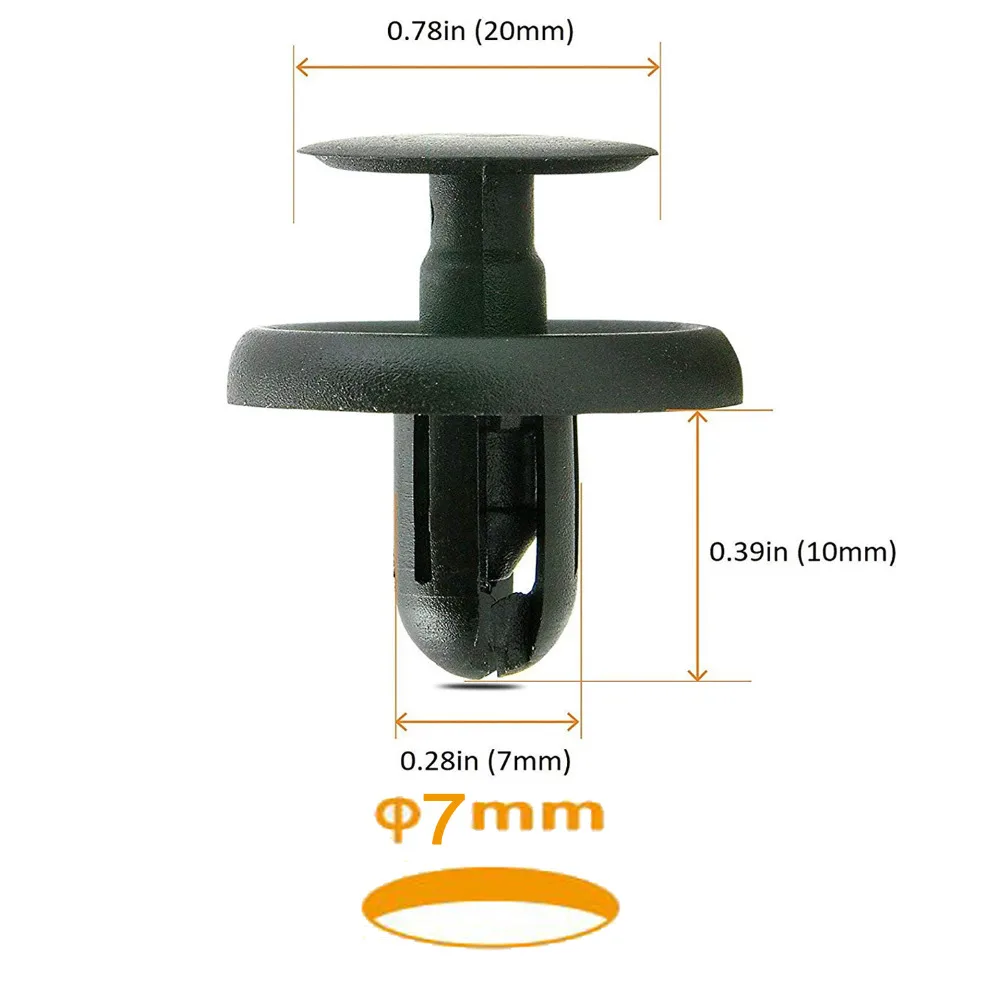 40 шт. фиксатор двигателя под крышкой нажима для Lexus и Toyota Clips 90467-07201 OEM Сменные