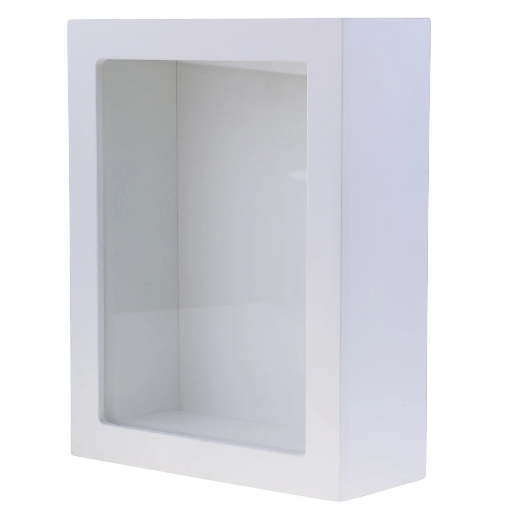 Роскошная деревянная стеклянная 3D рамка для фотографий держатель дисплей