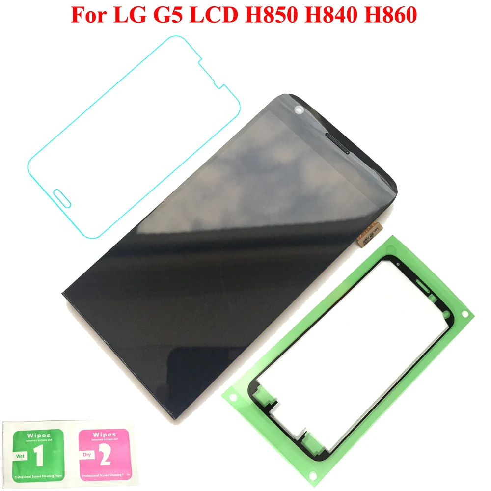 LCD Black5.3 &quotдля LG H840 H850 G5 ЖК дисплей кодирующий преобразователь сенсорного экрана в