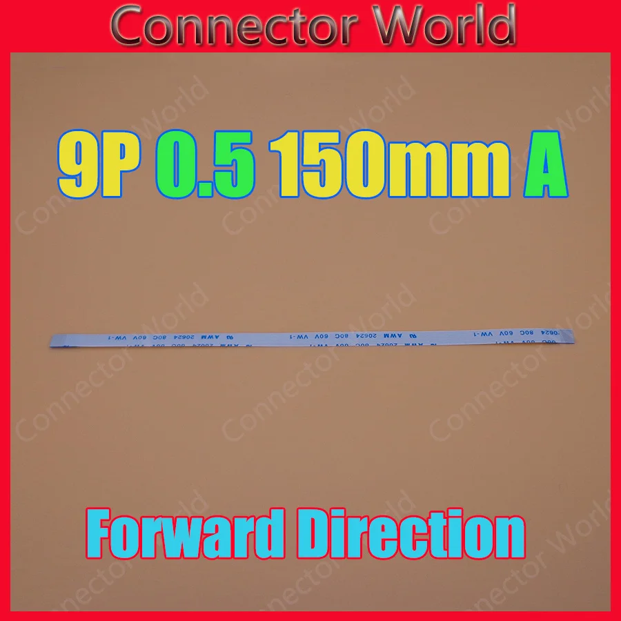 2-500 шт./лот плоский гибкий кабель FFC FPC 9 pin 0 5 pitch 15 см 150 мм контактов 20624 AWM 80C 60 в