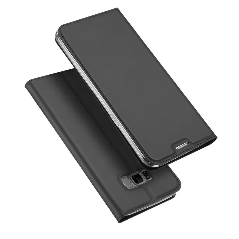 For Samsung Galaxy S8 G950 G950F edge wallet Case For Samsung Galaxy S8 plus S8+ G955 G955F flip leather cover Case fundas coque