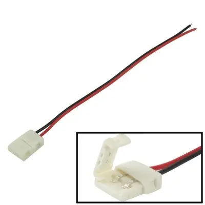 5 шт. 10 мм PCB FPC 2-концевой разъем с кабелем для одного цвета SMD5050/5630 Светодиодная