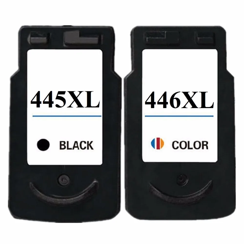 Remanufactured Ink Cartridges For Canon PG-445 XL PG-445XL PG 445 PG445 CL-446 CL446 Pixma IP2840 MX494 MG2440 MG2540 MG2940 |