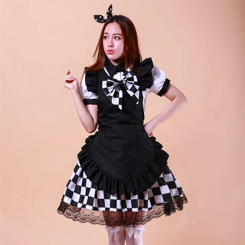 Платье для косплея черно белое платье девушки и из аниме|lolita dress women|dresses dressdress |