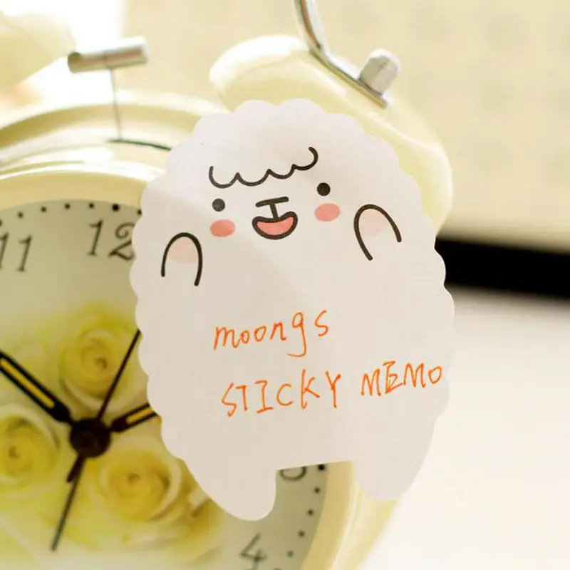 2 шт./лот Kawaii Pretty Animal Sticky Memo Pad Notes School студент офис Канцтовары Book|Блокноты| |
