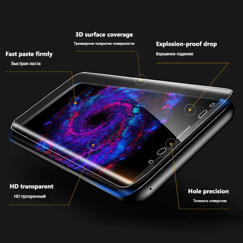 Защитная пленка для Samsung Galaxy S8 S9 S10 Plus e S6 S7 edge Note 8 9 мягкая без стекла|screen protector|tempered