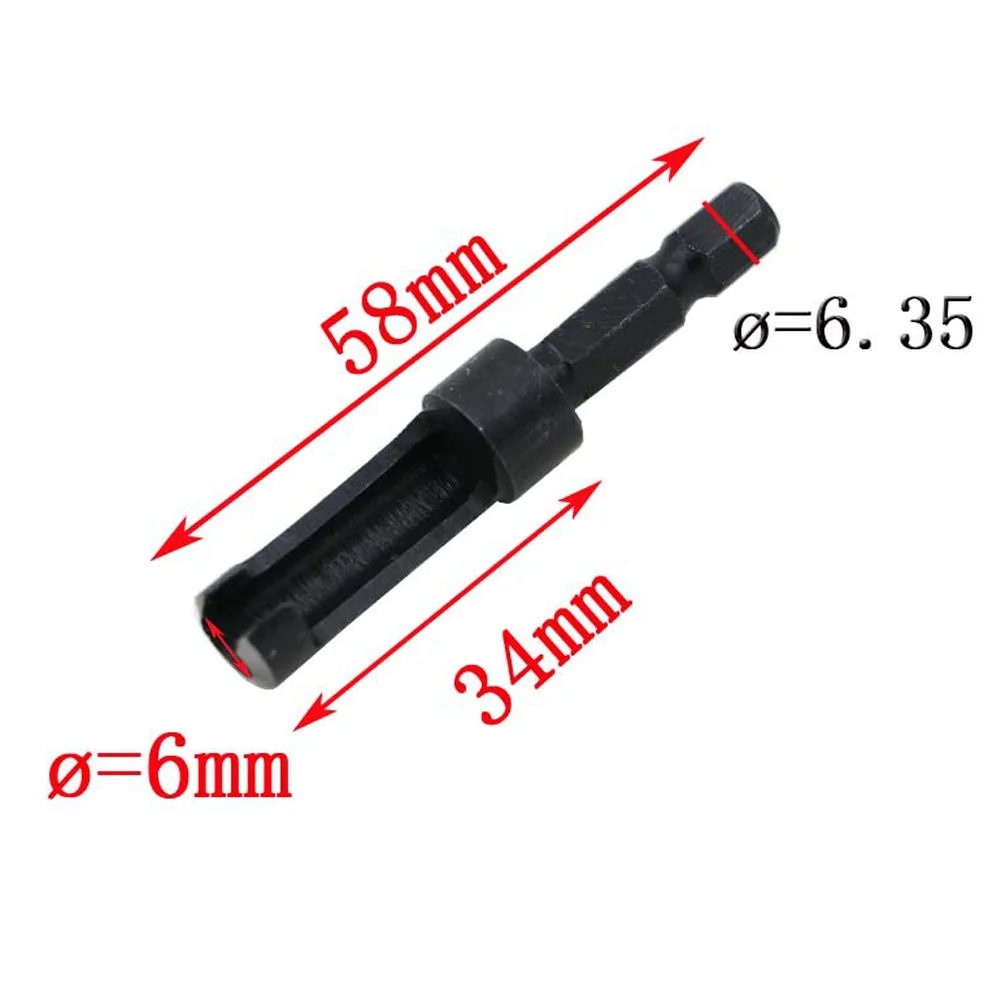 Набор фрез для сверления комплект из 4 насадок с шестигранным хвостовиком