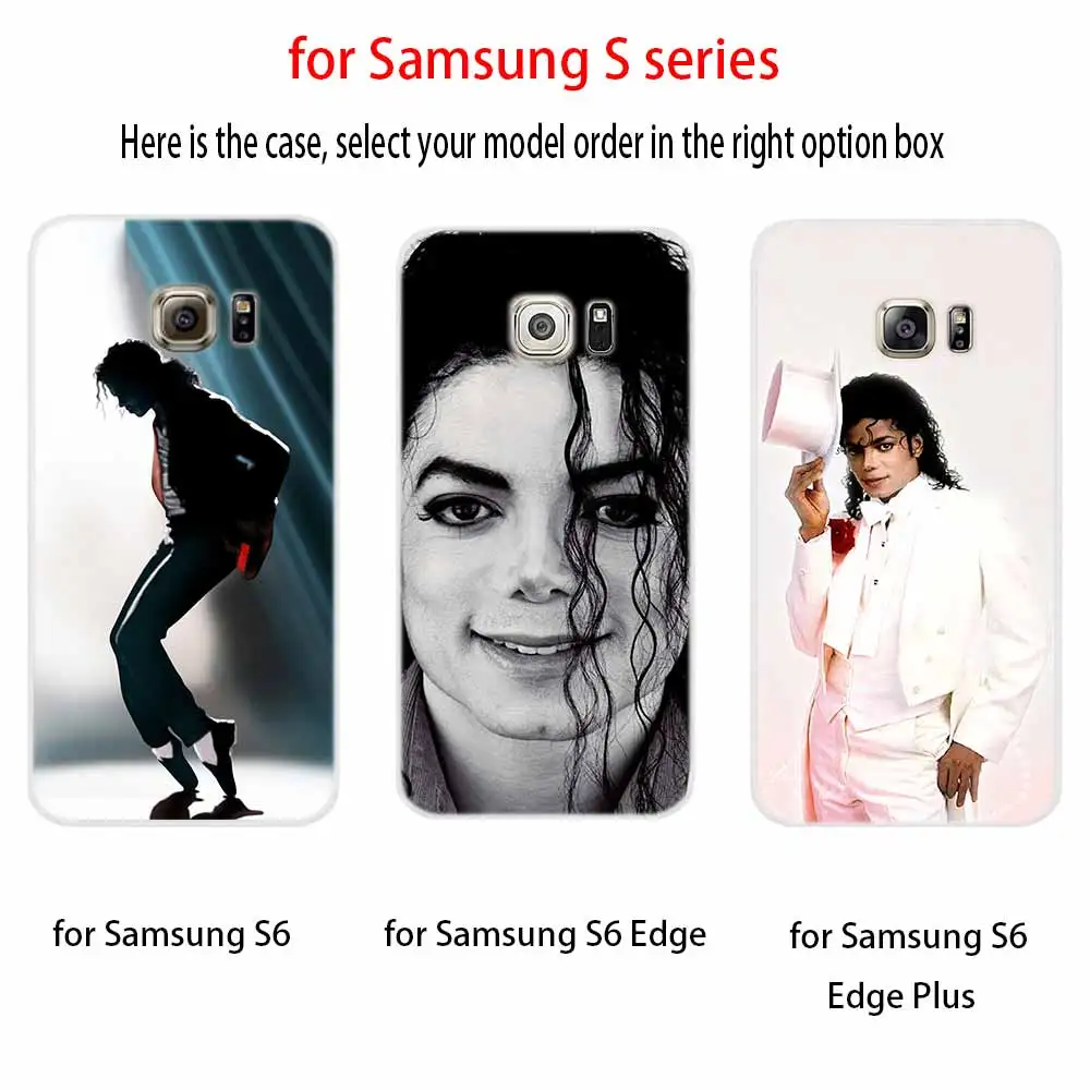 Мягкий чехол Майкла Джексона для Samsung Galaxy S7 Edge S8 S9 S10 S11 S20 S21 Plus Lite E|Бамперы| |