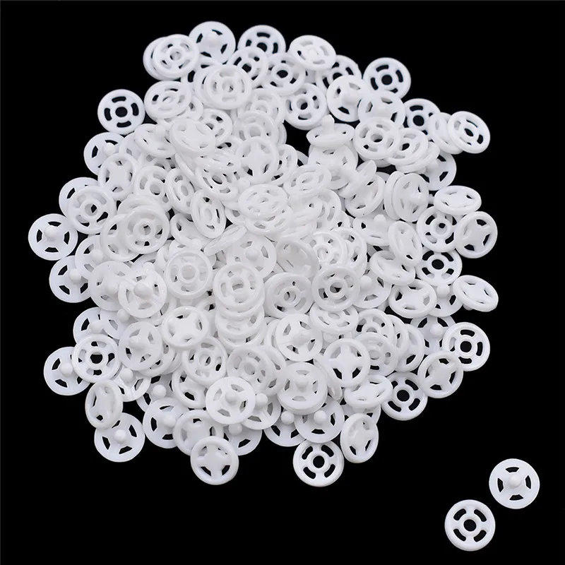 100 шт. невидимые пластиковые кнопки прозрачные для предметов одежды DIY аксессуары
