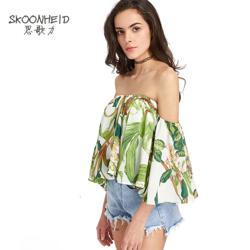 Сексуальные топы с вырезом лодочкой и оборками женские футболки открытыми