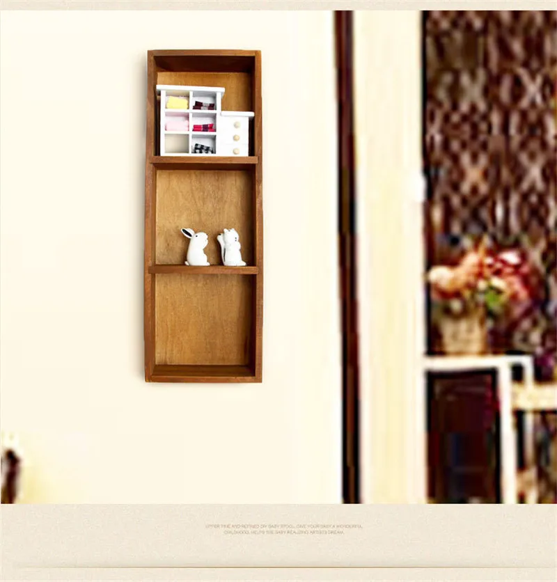 2017 Ретро полка для хранения твердые деревянные коробки декоративная стойка