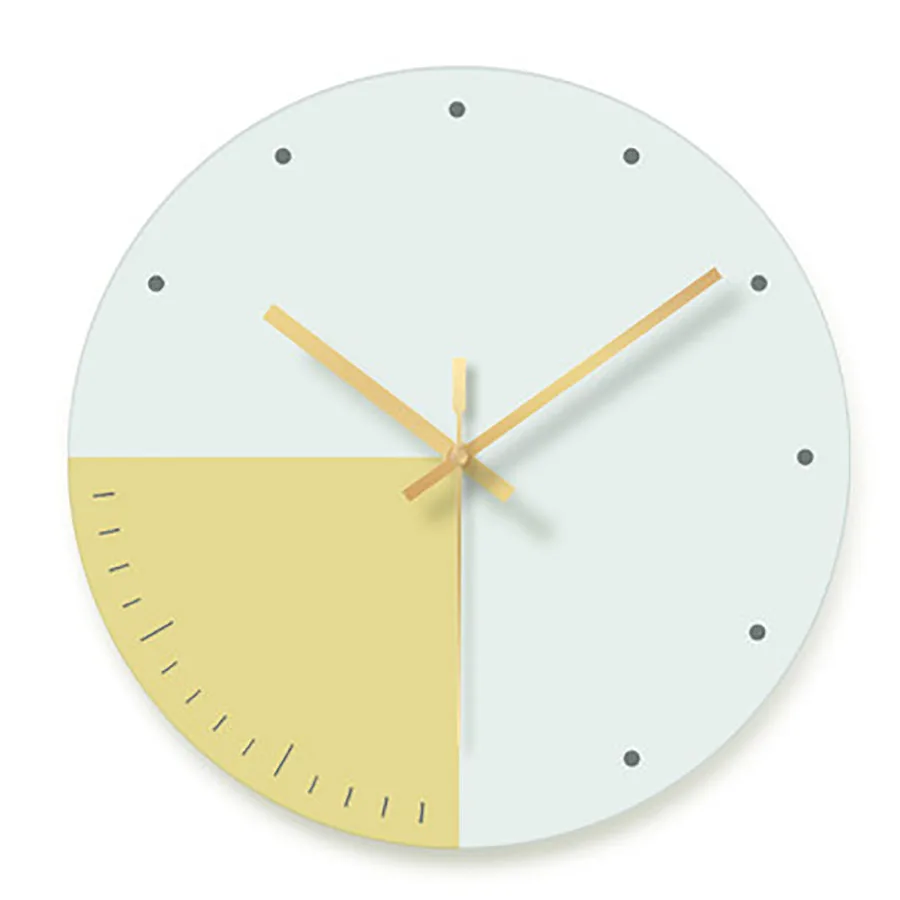 Настенные часы в скандинавском стиле бесшумные модные для гостиной тихие