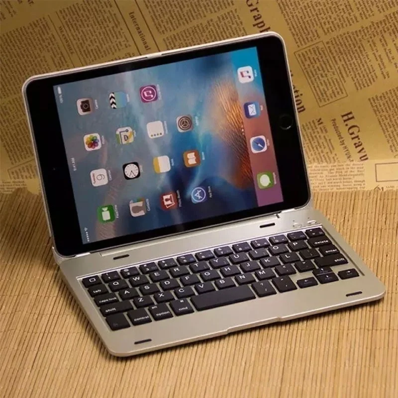 Новая клавиатура Bluetooth смарт-чехол для Apple, Pad Pro 9,7/iPad Air 2 корпус клавиатуры ABS стоял(Цвет: черный, серебряный, золотой, золото, розовое золото(как показано на рисунке