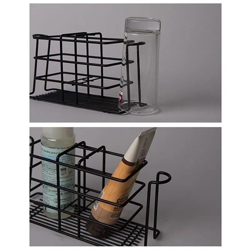 Ванная комната настенный Косметика стеллаж для хранения Зубная щётка зубная