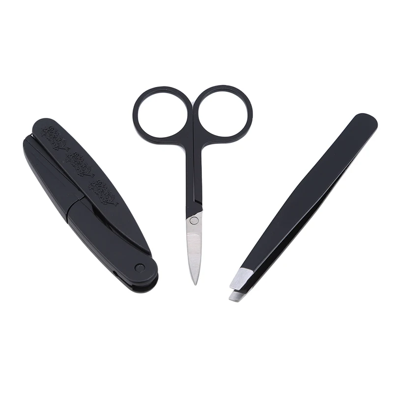 3 шт. инструменты для бровей Триммер ножницы макияжа зажим с расческой Аксессуары