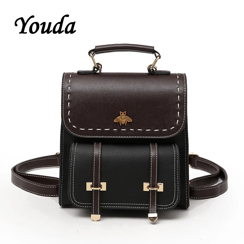 Женский рюкзак Youda цветной портфель из искусственной кожи Универсальный женский