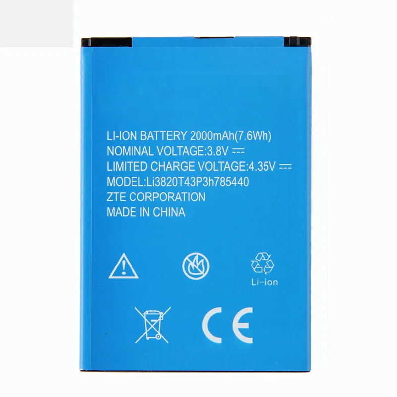 Original Li3820T43P3h785440 Phone battery For ZTE Blade L370 L2 Plus Accumulator 2000mAh | Мобильные телефоны и