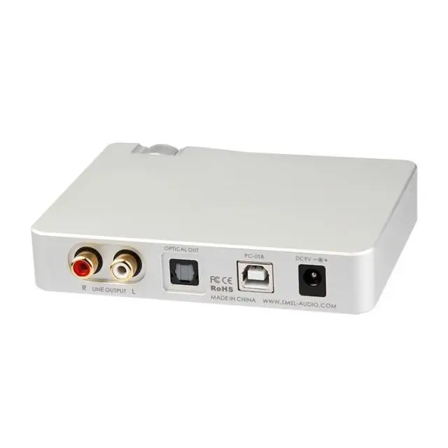 SMSL ВМВ V2 Hifi аудио USB ЦАП 32Bit/384 кГц декодер CM6631A ES9023 с усилителем для наушников Вход