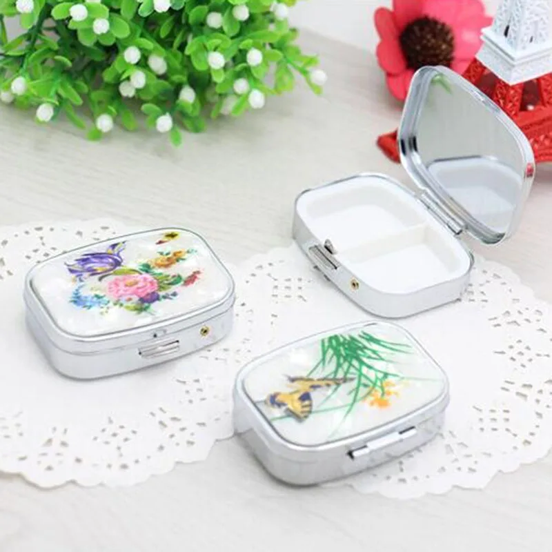 Необычный складной чехол для витаминов и лекарств органайзер портативная