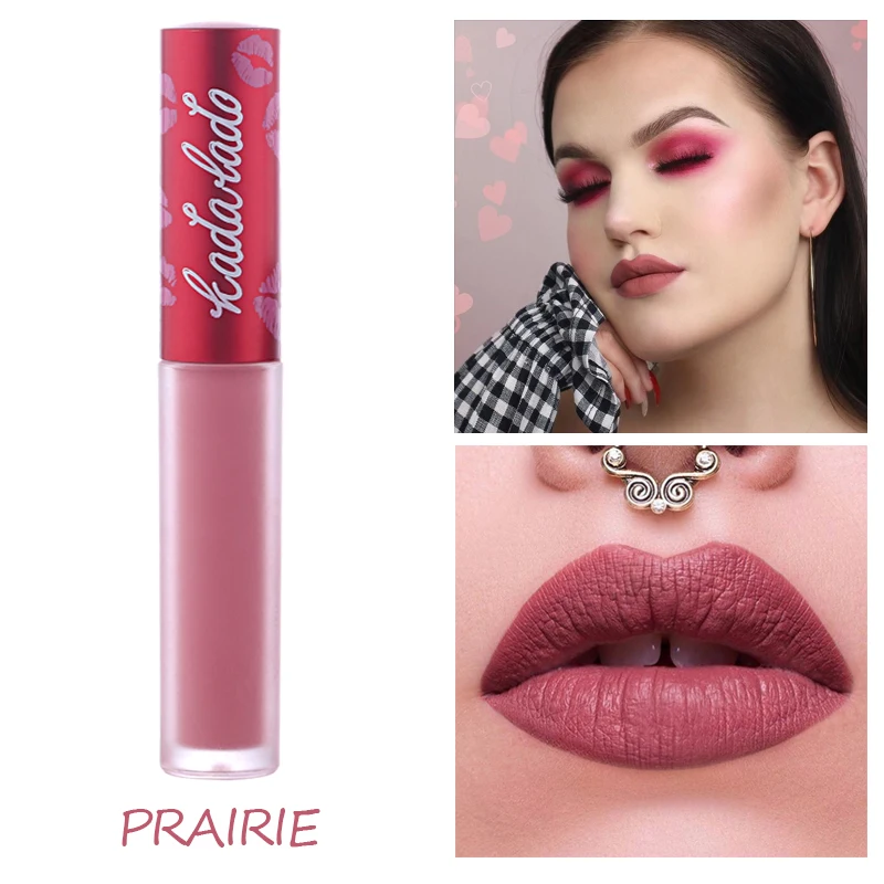 New Make Up 2018 Liquid lipstick mate set Lip Tattoo Long Lasting Pigment Nude Brown Dark Red Black Matte Makeup Lipgloss | Красота и