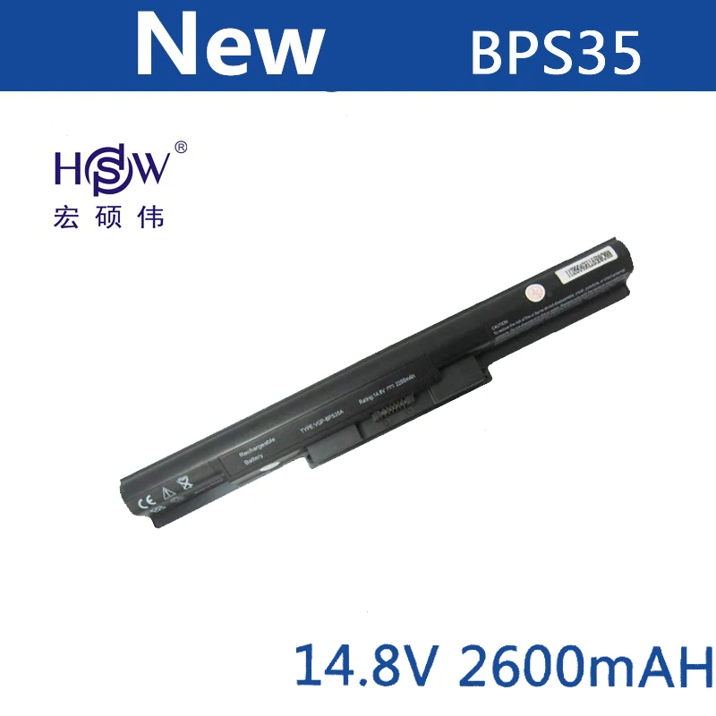 HSW ноутбука Батарея для Sony Vaio Fit 14e 15E серии F14316SCW F1431AYCW F1431AYCP F1531AYCW F15316SCW VGP BPS35 BPS35A|laptop