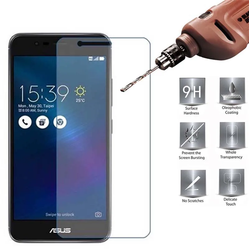 2 шт. закаленное стекло для Asus Zenfone 3 Max X008D X008 Защитное стекло для ASUS ZenFone 3 Max ZC520TL ZC520 TL защита экрана