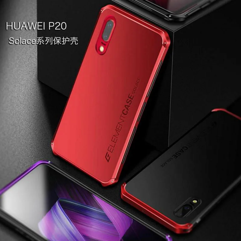 Новый оригинальный чехол LONGNEWS для huawei P20 металлический алюминиевый каркас чехлы