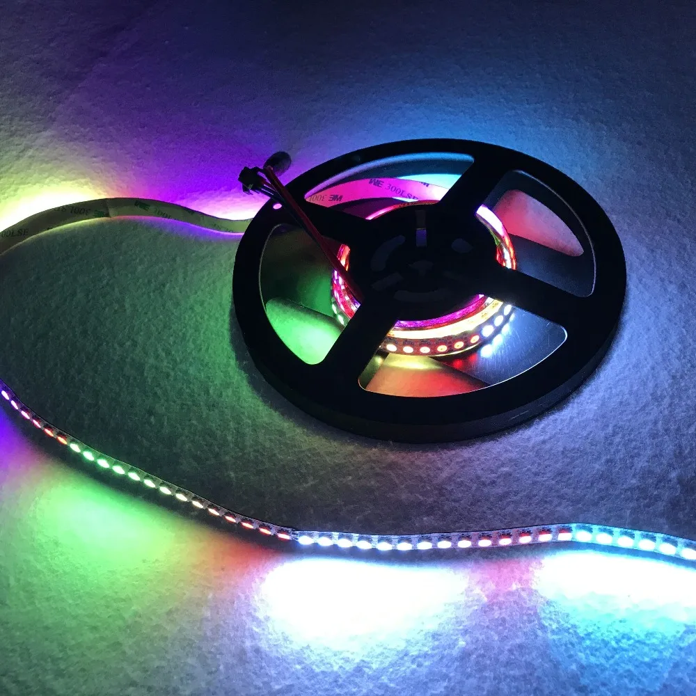 WS2815 DC12V адресуемый полноцветный RGB 5050 Светодиодный светильник 144 светодиодный s/m2