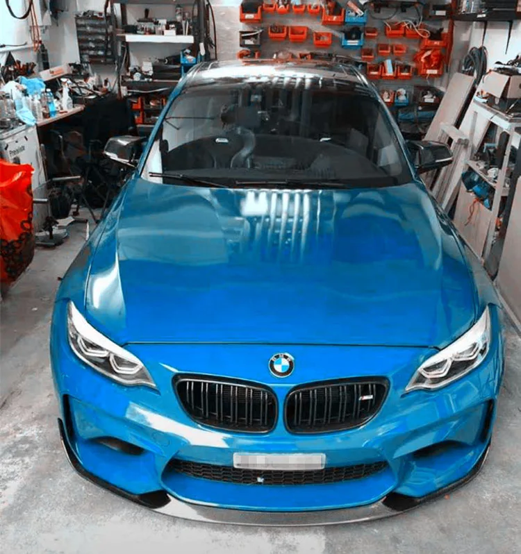 Передний разветвитель для BMW F87 M2 M2C/передний бампер из углеродного волокна